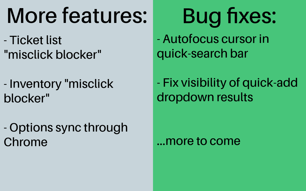 Various smaller features and bug fixes are included.